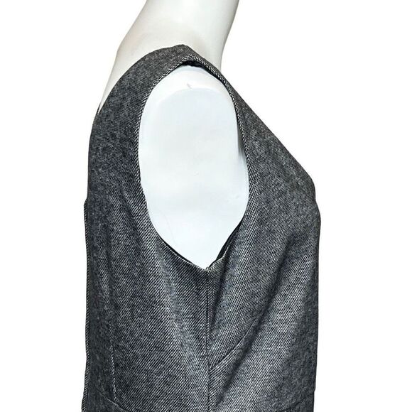 New York & Co. Collection gray herringbone sleeveless dress size 14 - Picture 5 of 15